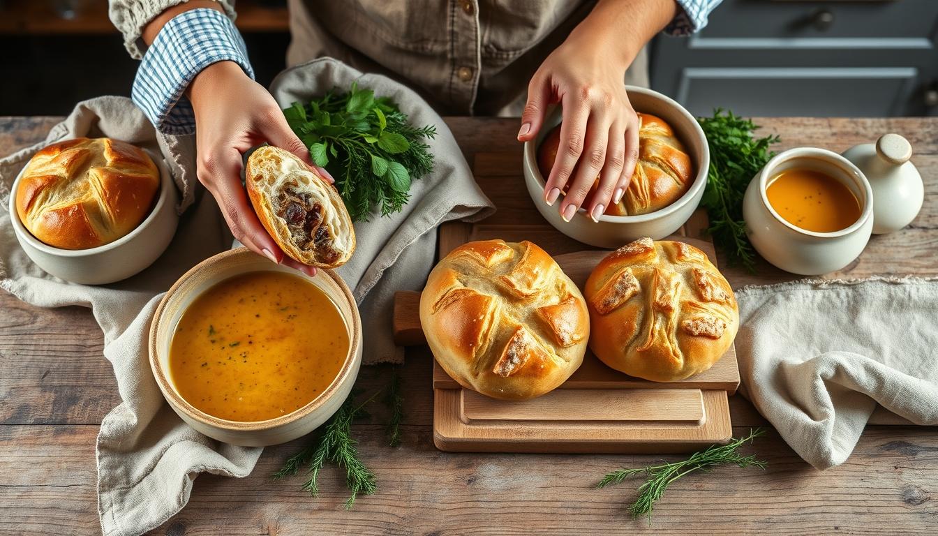 Quick weeknight dinner prepared in a home kitchen